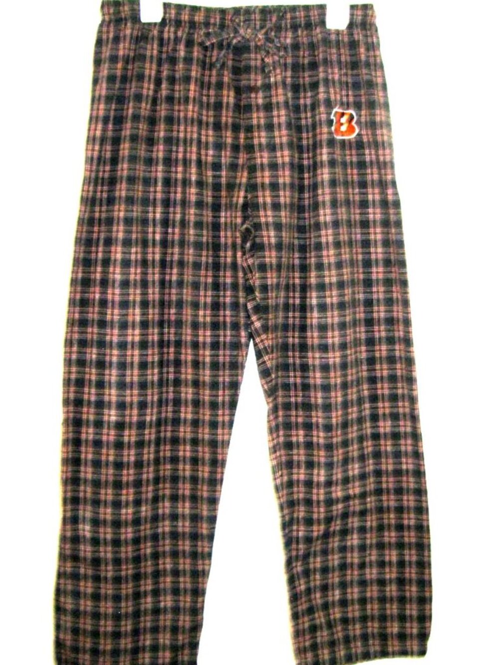 Black & Orange Men's NFL Team Apparel Cincinnati Bengals Large Pajama Pant